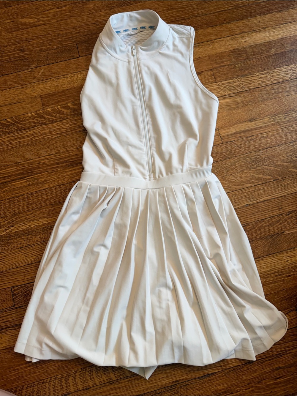 Prince White Athletic Dress with Built In Dhorts